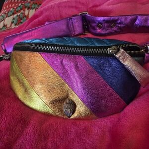 KURT GEIGER Colorful Leather Crossbody Bag/ FANNY PACK